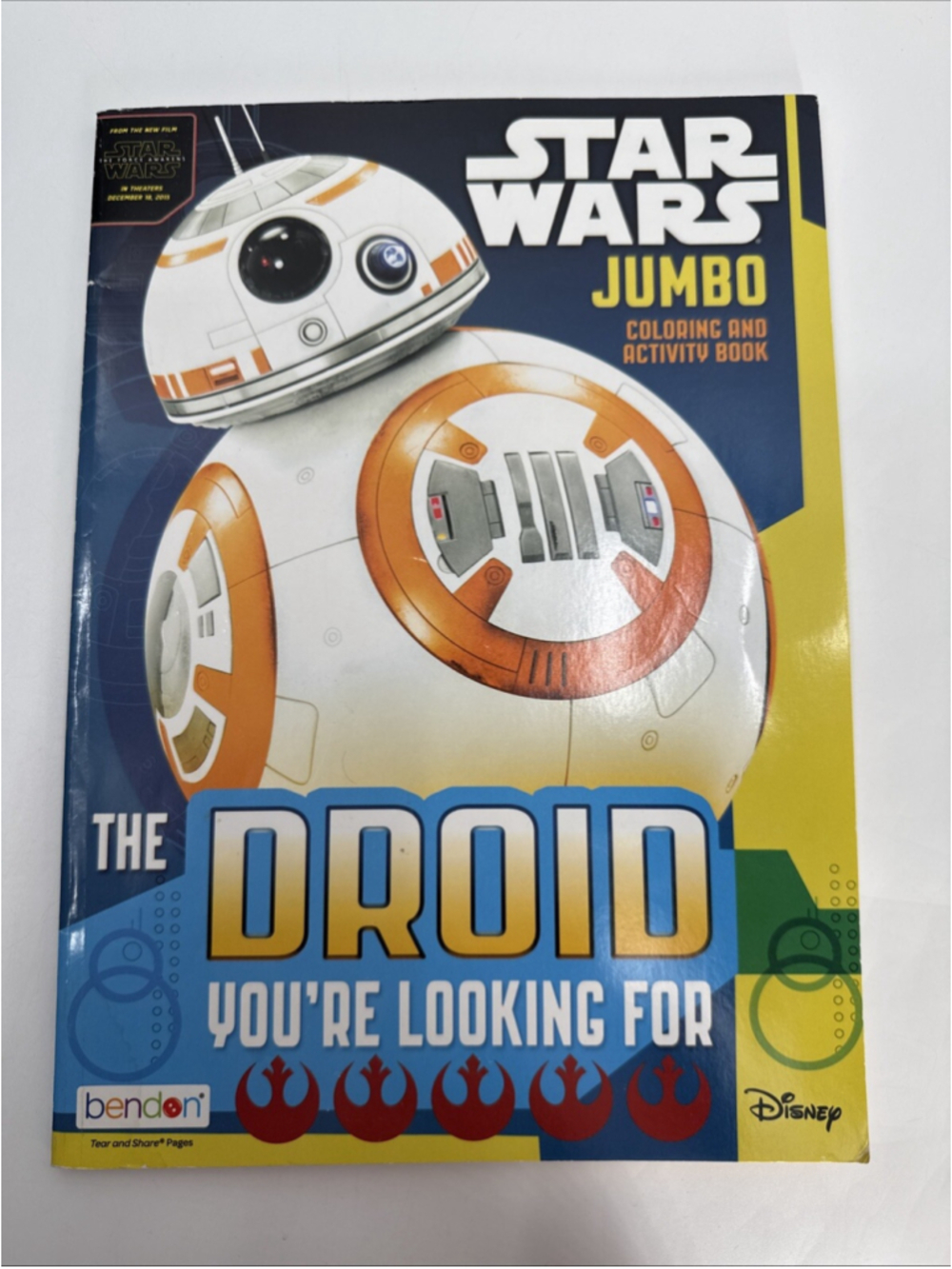 Star Wars Jumbo Coloring & Activity Book the Droid You're Looking For by Disney